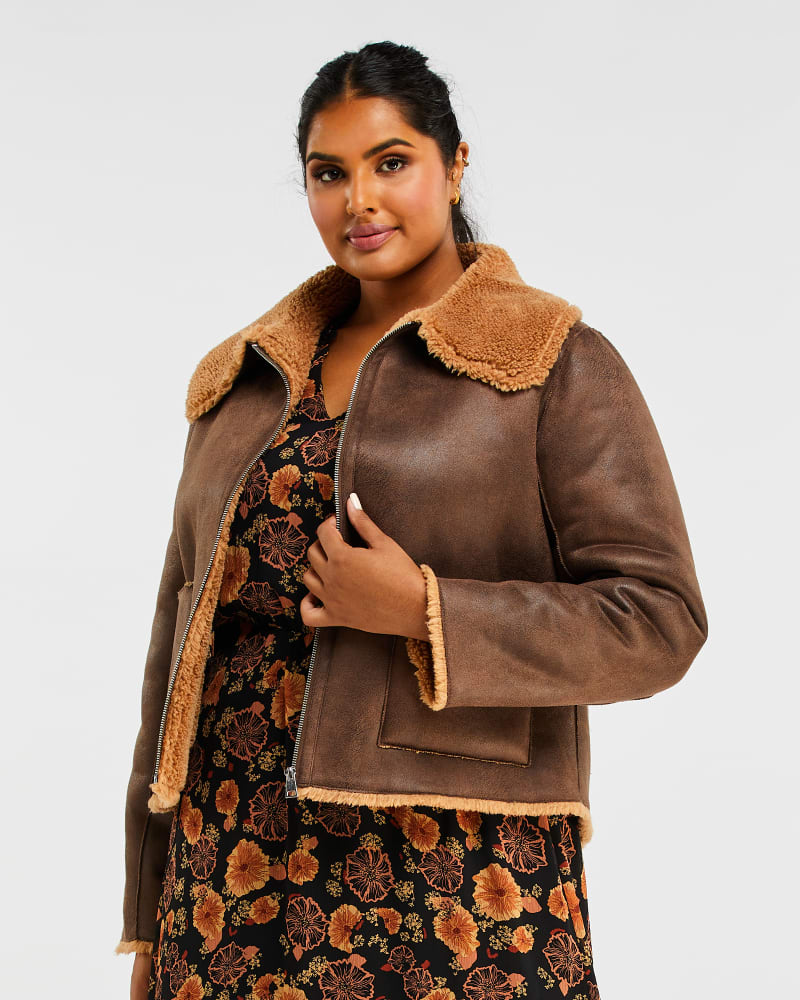 Plus size tan jacket best sale
